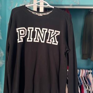 black & white PINK sweatshirt!